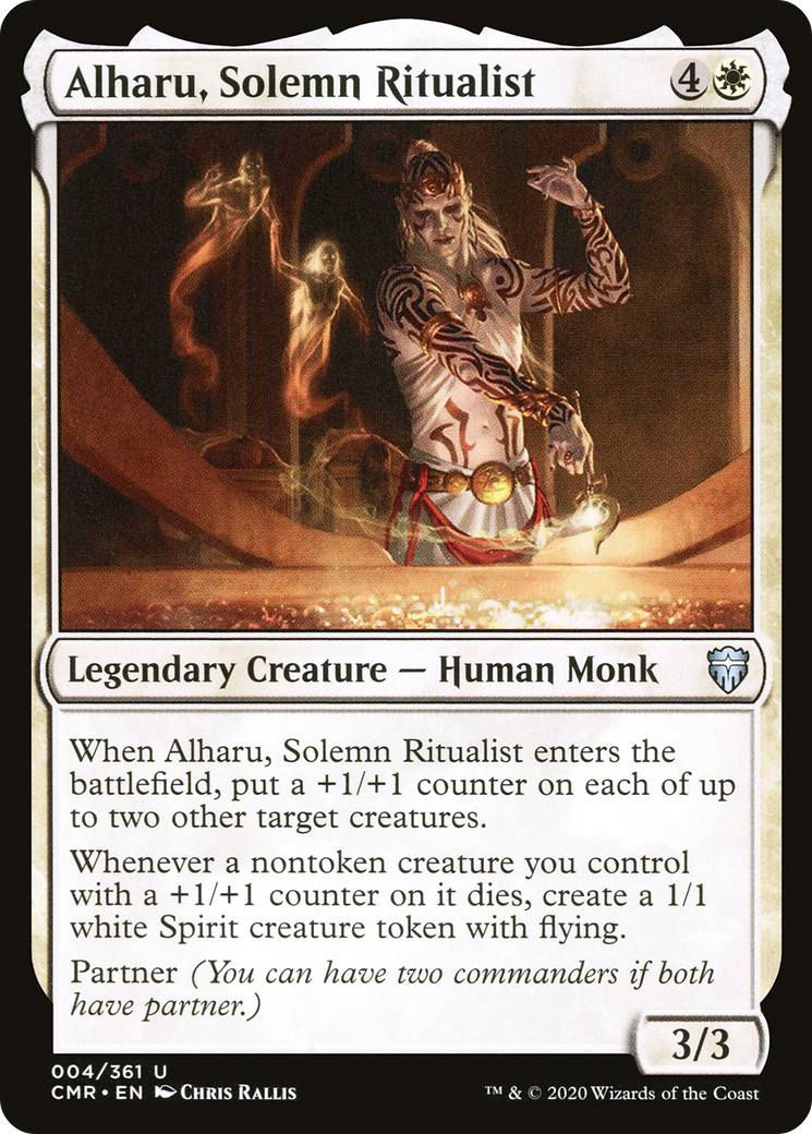 Alharu, Solemn Ritualist (CMR-004) Foil