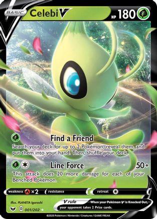 Celebi V 001 - Holofoil - Ultra Rare