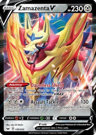 Zamazenta V 139 - Holofoil - Ultra Rare