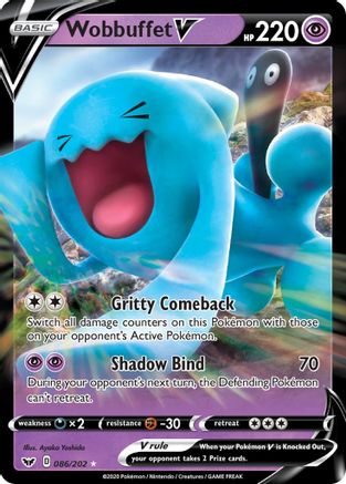 Wobbuffet V 086 - Holofoil - Ultra Rare