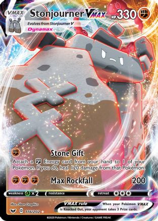 Stonjourner VMAX 116 - Holofoil - Ultra Rare
