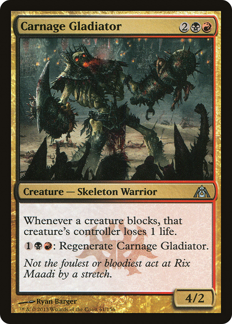 Carnage Gladiator (DGM-061) Foil