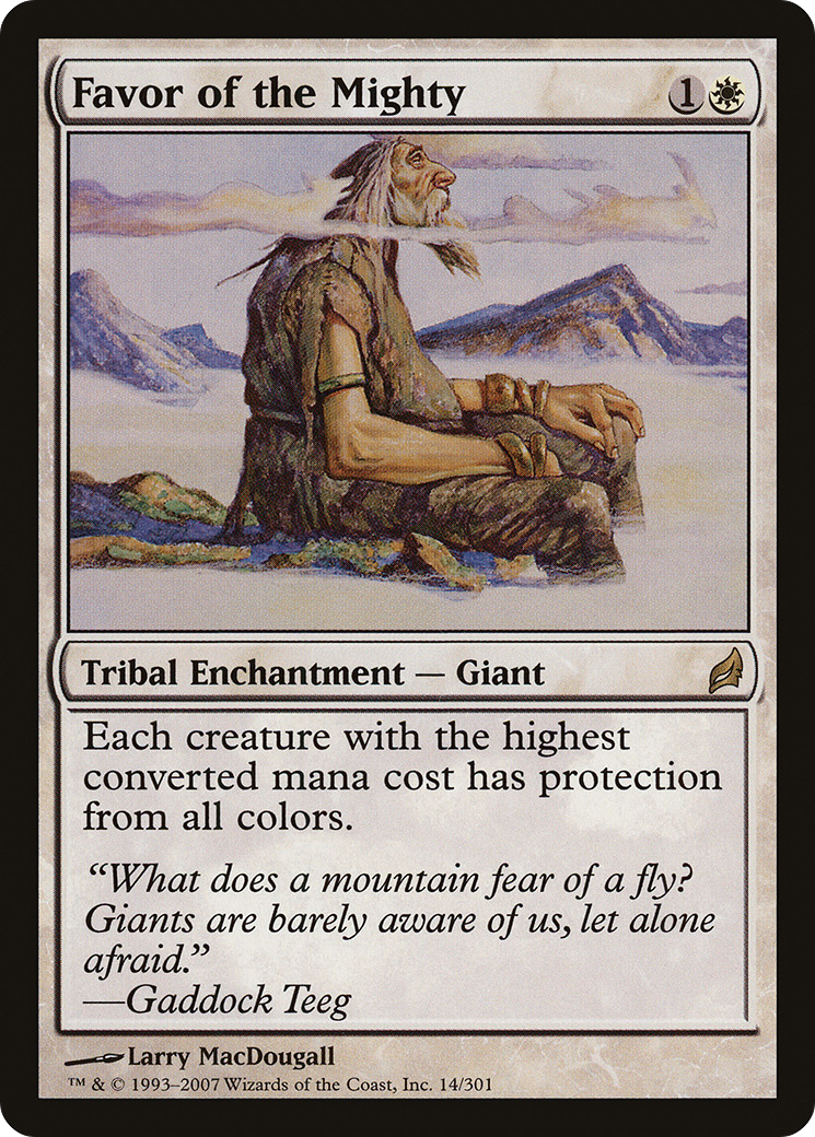Favor of the Mighty (LRW-014) Foil