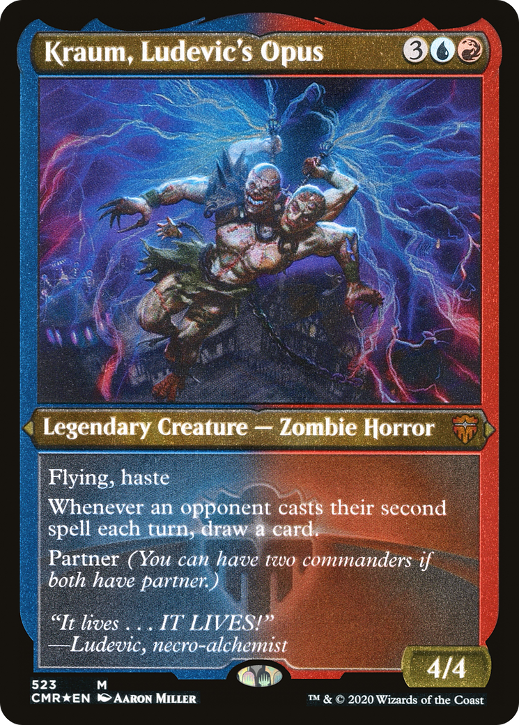 Kraum, Ludevic's Opus (Foil Etched) (CMR-523) Foil