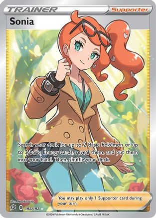 Sonia (Full Art) 192/192  - Holofoil SWSH02 Rebel Clash - Ultra Rare