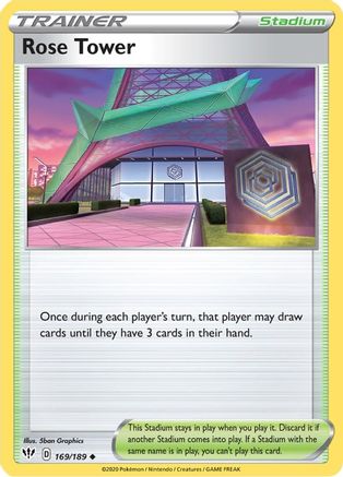 Rose Tower 169 - Reverse Holofoil - Uncommon