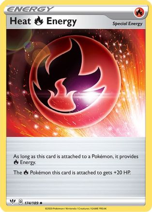 Heat R Energy 174 - Reverse Holofoil - Uncommon