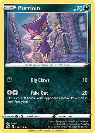 Purrloin - 039/073 - Common - Reverse Holo