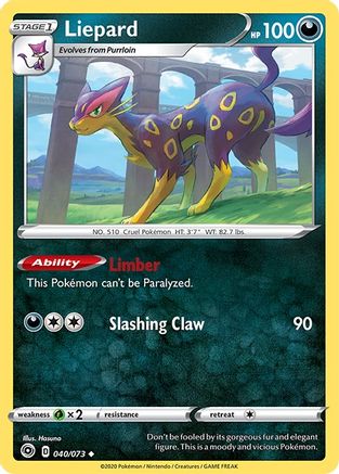Liepard - 040/073 - Uncommon - Reverse Holo