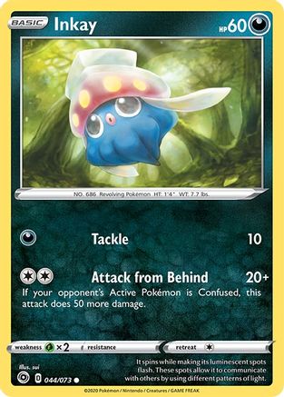 Inkay - 044/073 - Common - Reverse Holo