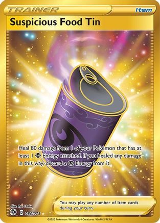 Suspicious Food Tin (Secret) - 080/073 - Secret Rare