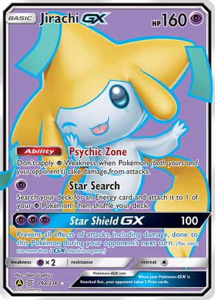 Jirachi GX 79a/236  - Holofoil Alternate Art Promos - Promo