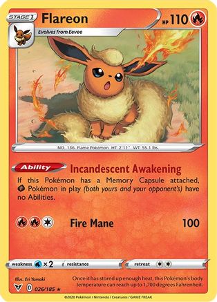 Flareon 026 - Rare