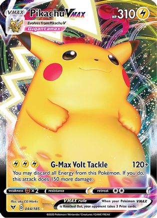 Pikachu VMAX 044/185  - Holofoil SWSH04 Vivid Voltage - Ultra Rare