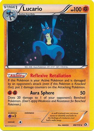 Lucario (Cosmos Holo) 080/113 - Holofoil Miscellaneous Cards & Products - Promo