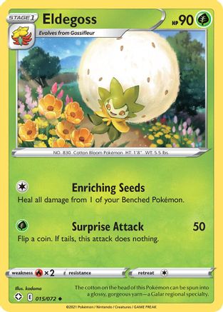Eldegoss 015 - Reverse Holofoil - Uncommon