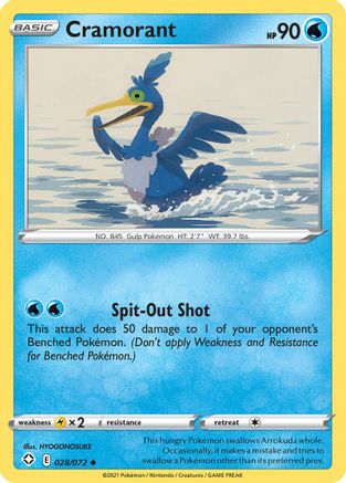 Cramorant 028 - Reverse Holofoil - Uncommon