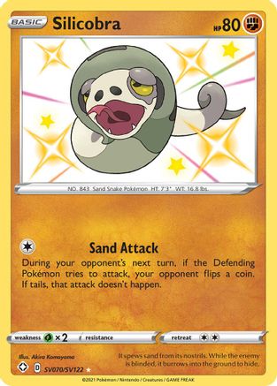 Silicobra - 070/122 - Shiny Holo Rare