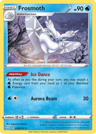 Frosmoth 030 - Holofoil - Holo Rare