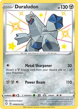 Duraludon - 092/122 - Shiny Holo Rare