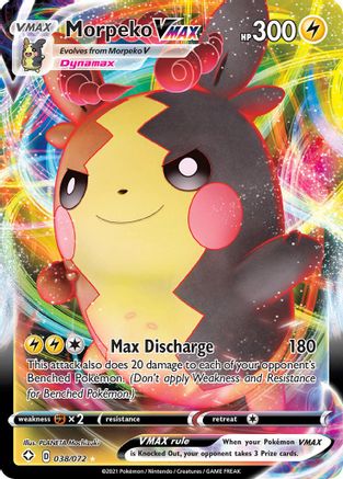 Morpeko VMAX 038/072 - Holofoil Shining Fates - Ultra Rare