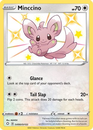 Minccino - 093/122 - Shiny Holo Rare