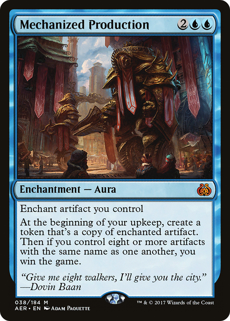 Mechanized Production (AER-038) Foil
