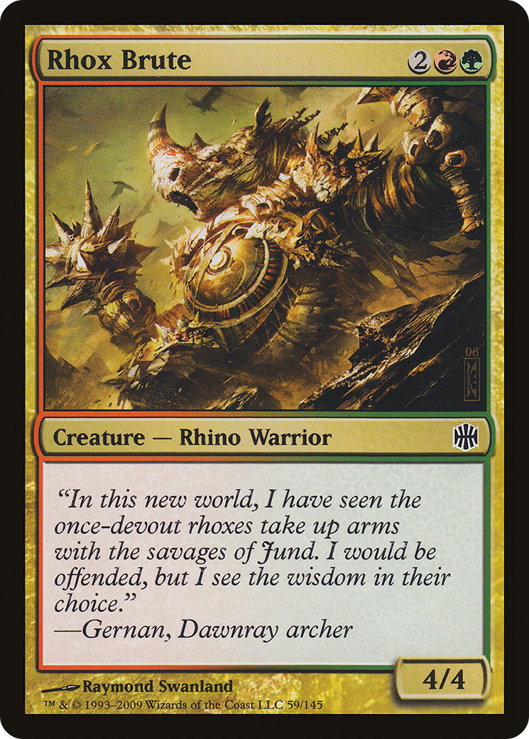 Rhox Brute (ARB-059) Foil
