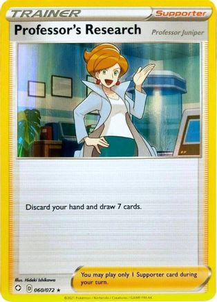 Professor's Research (Holofoil) - 60/72 - Holo Rare