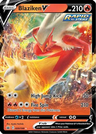 Blaziken V 020 - Holofoil - Ultra Rare