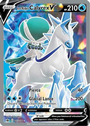 Ice Rider Calyrex V (Full Art) 163 - Holofoil - Ultra Rare