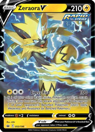 Zeraora V 053 - Holofoil - Ultra Rare
