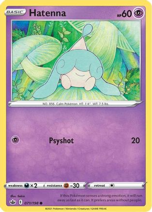 Hatenna 071 - Reverse Holofoil - Common