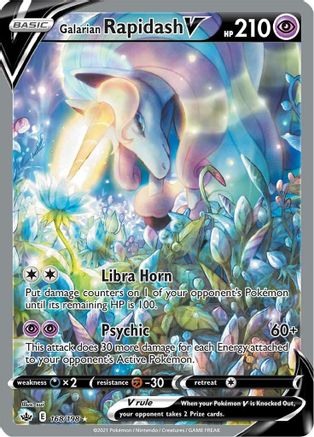 Galarian Rapidash V (Alternate Full Art) 168 - Holofoil - Ultra Rare