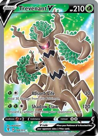 Trevenant V (Full Art) 168 - Holofoil - Ultra Rare