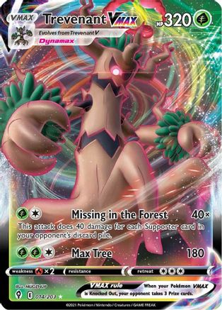 Trevenant VMAX 014 - Holofoil - Ultra Rare