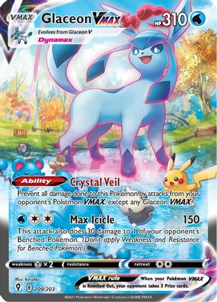 Glaceon VMAX (Alternate Art Secret) 209 - Holofoil - Secret Rare