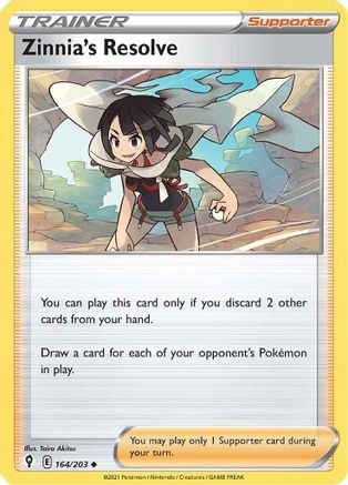 Zinnia's Resolve 164 - Reverse Holofoil - Uncommon