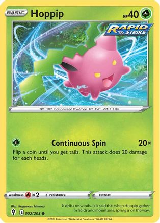 Hoppip 002 - Reverse Holofoil - Common