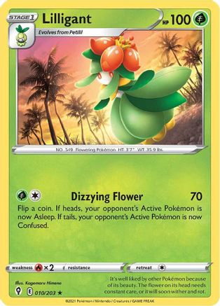 Lilligant 010 - Reverse Holofoil - Rare
