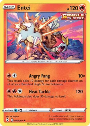 Entei 019 - Holofoil - Holo Rare