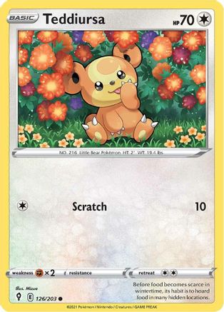 Teddiursa 126 - Common