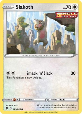 Slakoth 129 - Common