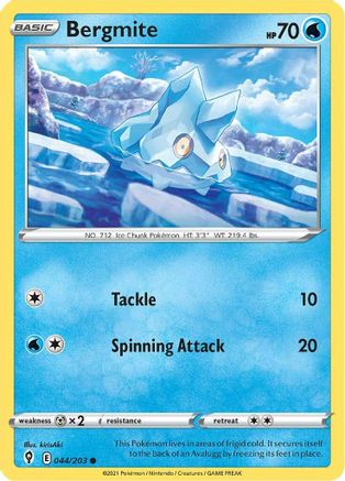 Bergmite 044 - Reverse Holofoil - Common