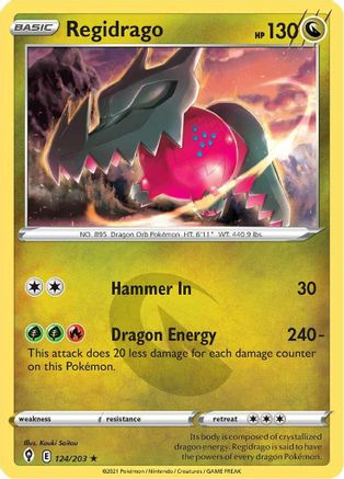 Regidrago 124 - Reverse Holofoil - Holo Rare