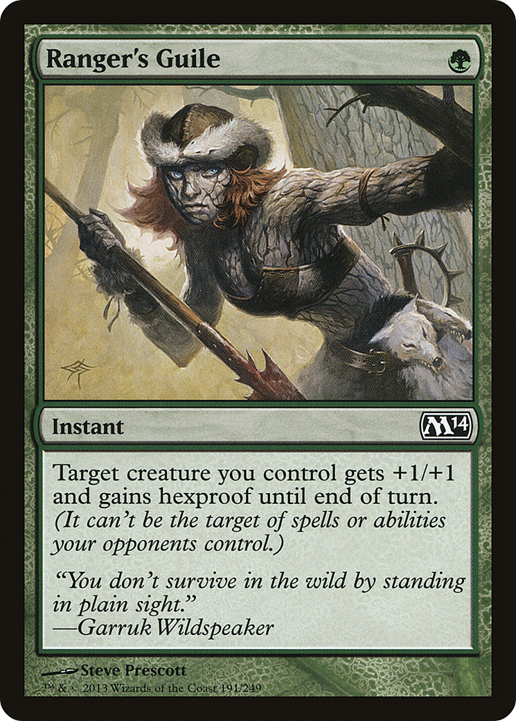 Ranger's Guile (M14-191) Foil