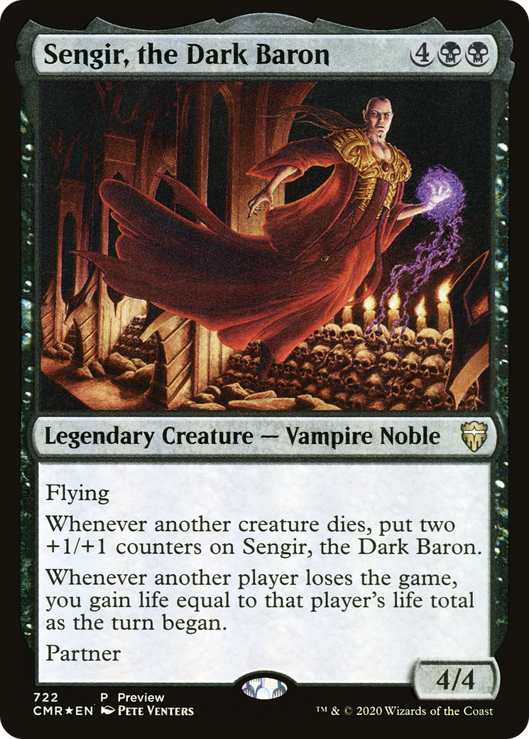 Sengir, the Dark Baron (Alternate Art) (PRE-722) Foil