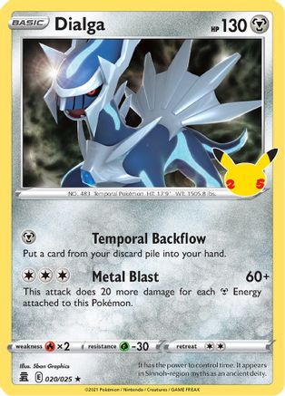 Dialga 020 - Holofoil - Holo Rare