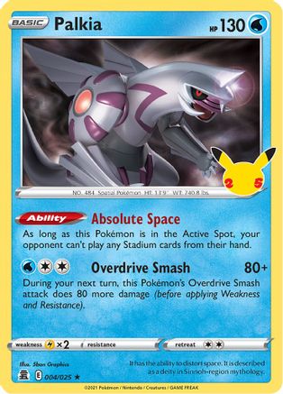 Palkia 004 - Holofoil - Holo Rare
