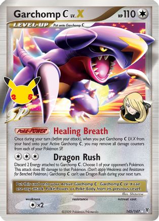 Garchomp C LV.X 145/147  - Holofoil Celebrations Classic Collection - Classic Collection